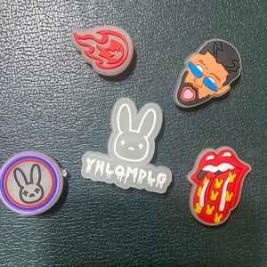 Bad bunny croc charms
